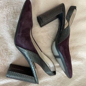 Red Wine Maroon Heels by. Nine West